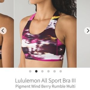 Lululemon All Sport III Bra